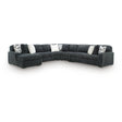  Signature Design by Ashley Midnight-Madness 98105S11 5 pc Sectional with Chaise IMAGE 1