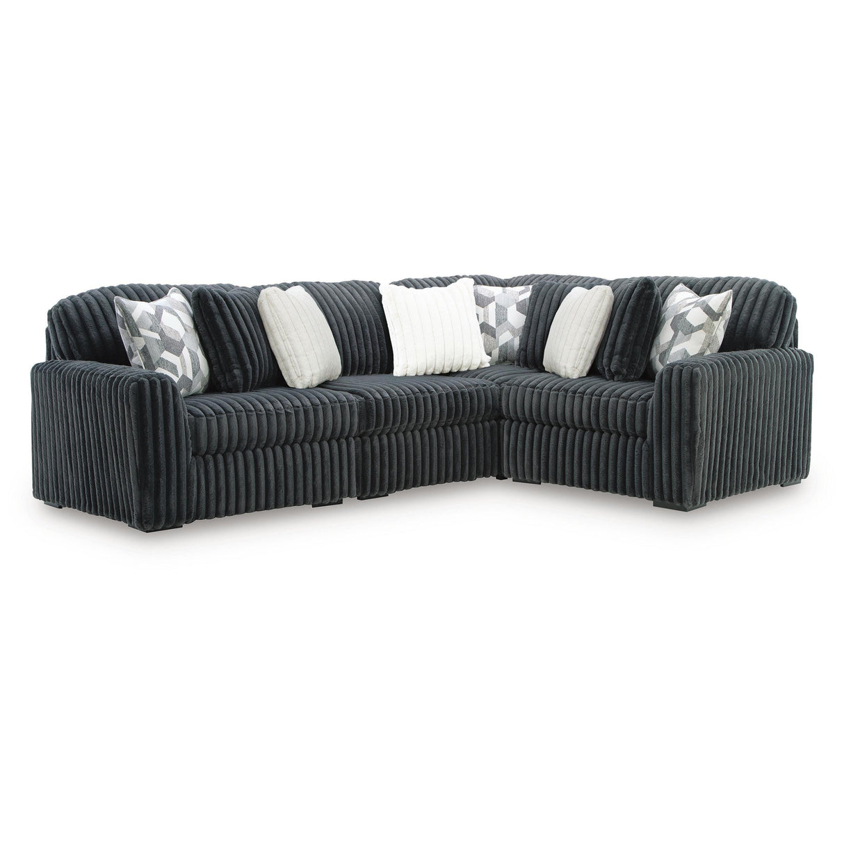  Signature Design by Ashley Midnight-Madness 98105S26 4 pc Sectional IMAGE 1