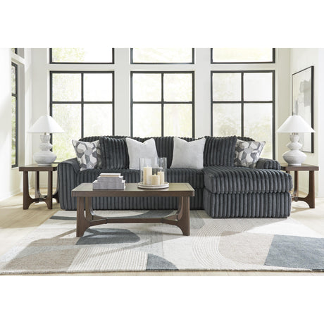  Signature Design by Ashley Midnight-Madness 98105S3 2 pc Sectional Sofa Chaise IMAGE 3