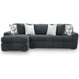  Signature Design by Ashley Midnight-Madness 98105S4 2 pc Sectional Sofa Chaise IMAGE 1