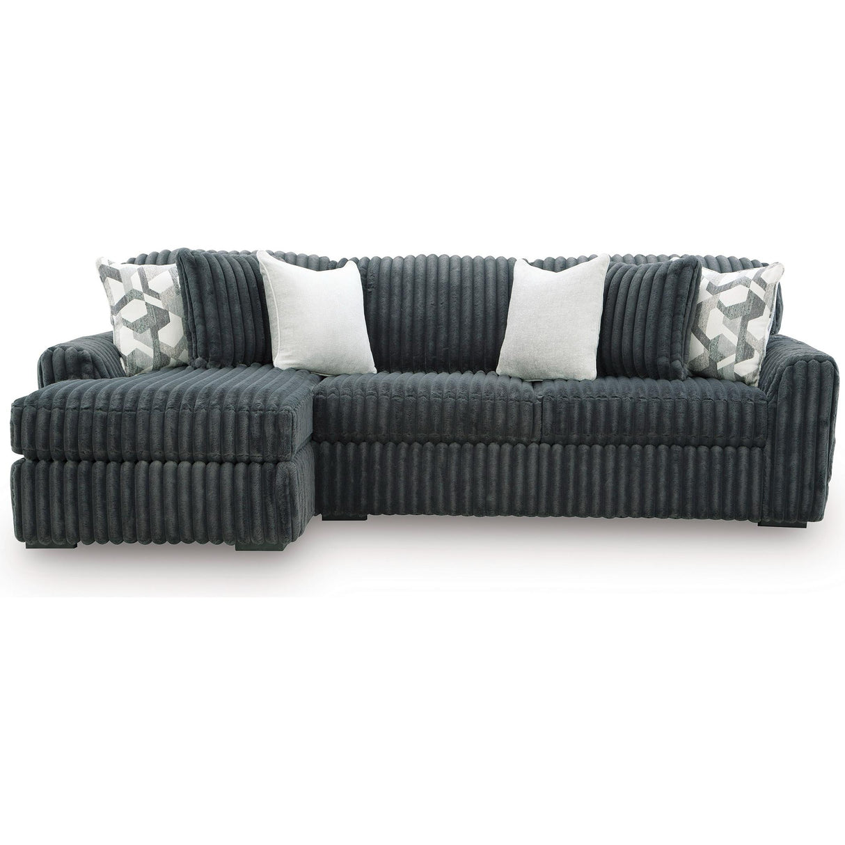  Signature Design by Ashley Midnight-Madness 98105S4 2 pc Sectional Sofa Chaise IMAGE 1