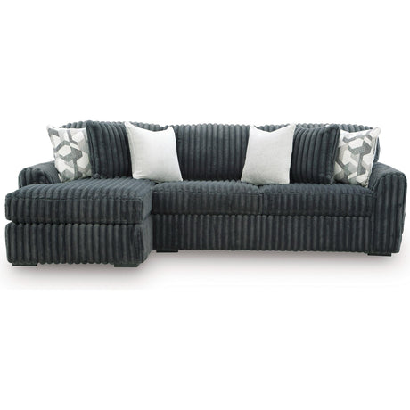  Signature Design by Ashley Midnight-Madness 98105S4 2 pc Sectional Sofa Chaise IMAGE 1