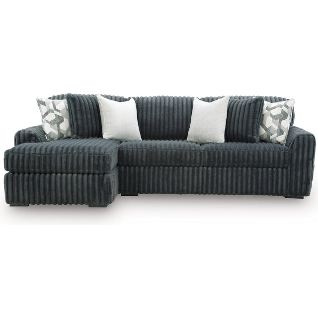  Signature Design by Ashley Midnight-Madness 98105S4 2 pc Sectional Sofa Chaise IMAGE 1