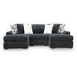  Signature Design by Ashley Midnight-Madness 98105S8 3 pc Double Chaise Sectional IMAGE 1