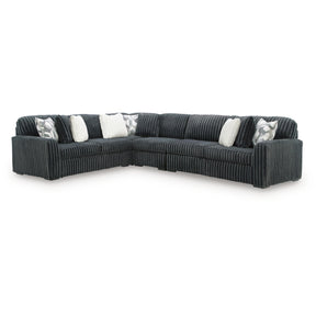  Signature Design by Ashley Midnight-Madness 98105S9 4 pc Sectional IMAGE 1