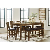  Signature Design by Ashley Ralene D594-09 Double Counter Upholstered Bench IMAGE 7
