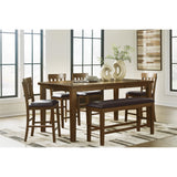  Signature Design by Ashley Ralene D594-32 Dining Room Counter Butterfly Extension Table IMAGE 7