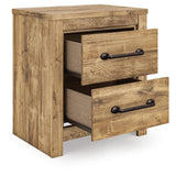  Signature Design by Ashley Maystonna PCB1580-92 Two Drawer Night Stand IMAGE 4