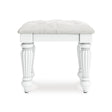  Signature Design by Ashley Kozlani PCB1819-01 Vanity Upholstered Stool IMAGE 1