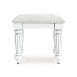  Signature Design by Ashley Kozlani PCB1819-01 Vanity Upholstered Stool IMAGE 1