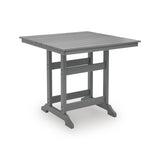  Signature Design by Ashley Sanctuary Beach PCP227-632 Square Counter Table with Umbrella Option IMAGE 1