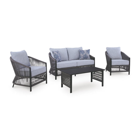  Signature Design by Ashley Bridges Beach PCP391-080 Love/Chairs/Table Set IMAGE 1