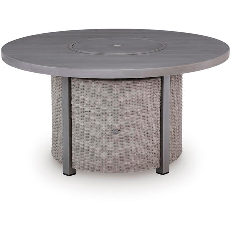  Signature Design by Ashley Half Moon Beach PCP418-776 Round Fire Pit Table IMAGE 4