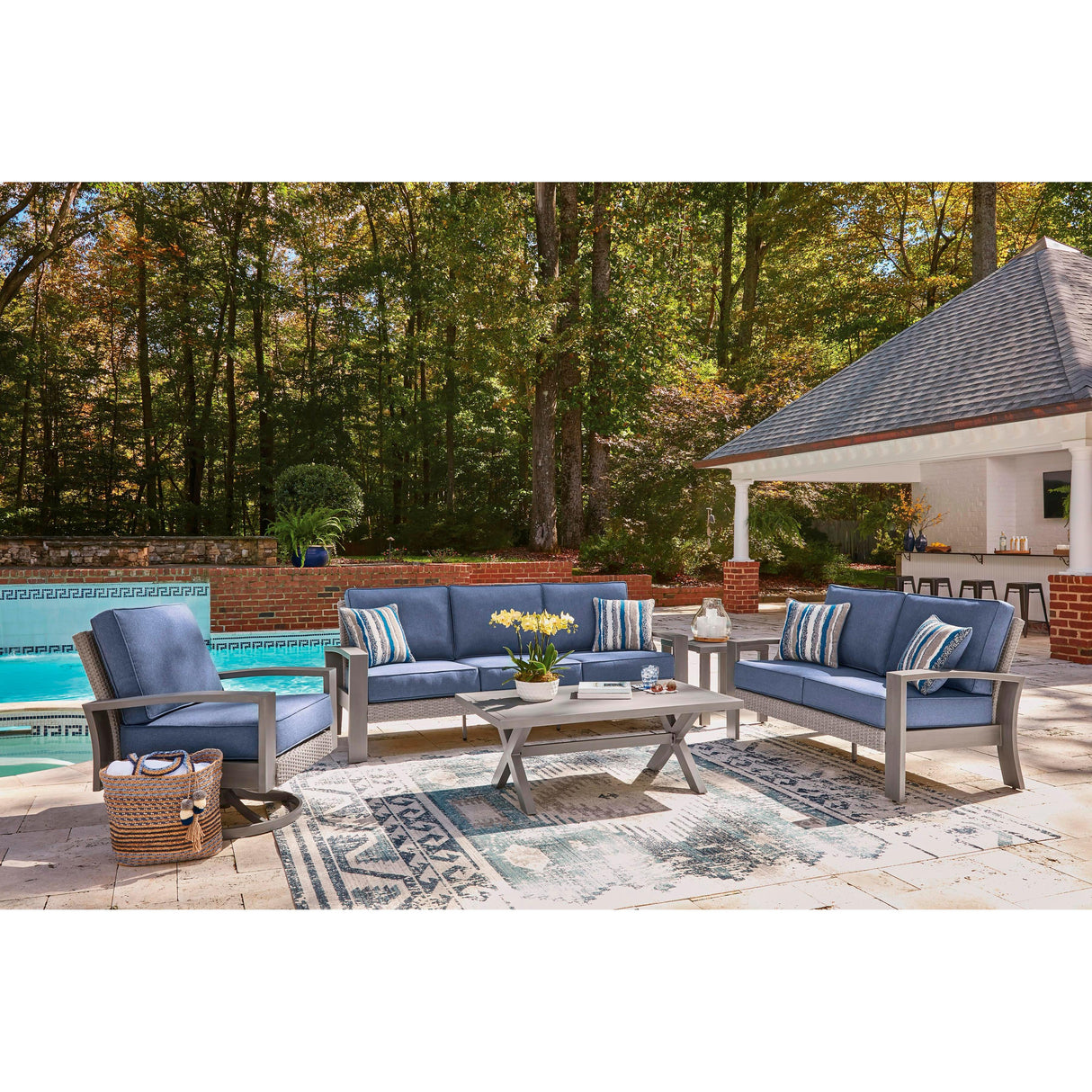 Signature Design by Ashley Half Moon Beach PCP418-835 Loveseat with Cushion IMAGE 9