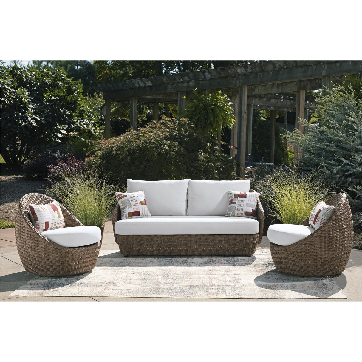  Signature Design by Ashley Double Point PCP503-070 Love/Swivel Chairs Set IMAGE 4
