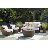  Signature Design by Ashley Double Point PCP503-070 Love/Swivel Chairs Set IMAGE 7