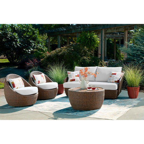  Signature Design by Ashley Double Point PCP503-708 Round Cocktail Table IMAGE 6