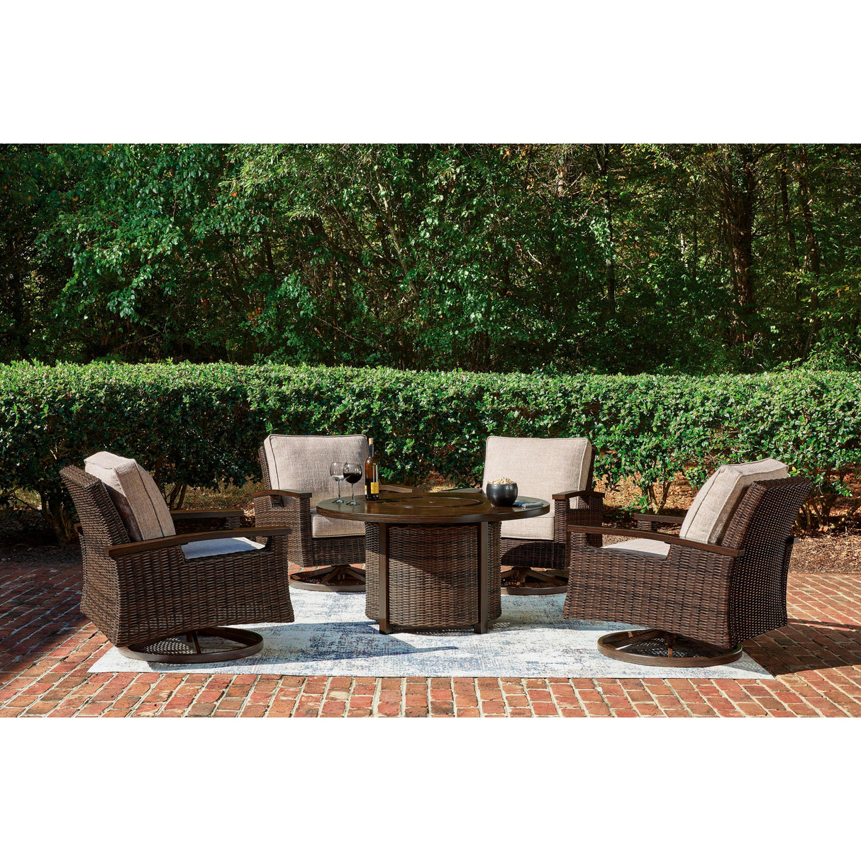  Signature Design by Ashley Monterey Point PCP760-821 Swivel Lounge Chair IMAGE 8