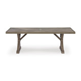  Signature Design by Ashley Laguna Heights PCP790-625 Rectangular Dining Table with Umbrella Option IMAGE 2