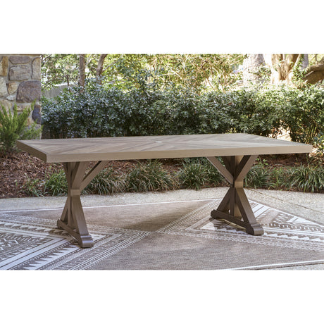  Signature Design by Ashley Laguna Heights PCP790-625 Rectangular Dining Table with Umbrella Option IMAGE 5