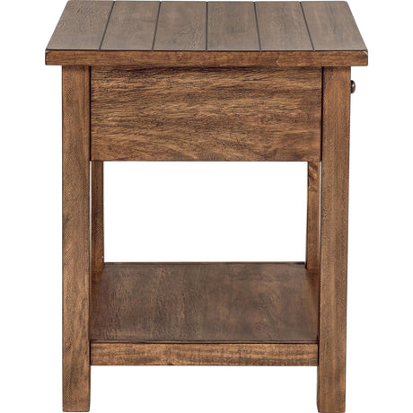  Coaster Furniture Payne 710548-S3 3-piece Coffee and 1-drawer End Table Set - Brown IMAGE 5