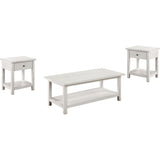  Coaster Furniture Payne 710558-S3 3-piece Occasional Table Set - White IMAGE 2
