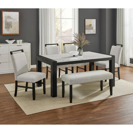  Crown Mark Jules 1322T-3866 Faux Marble Dining Table IMAGE 4