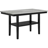  Crown Mark Marbel 1718SET 5 pc Dinette with Faux Marble Top IMAGE 2