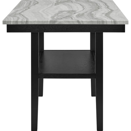  Crown Mark Marbel 1718SET 5 pc Dinette with Faux Marble Top IMAGE 3