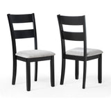  Crown Mark Lester 2231SET-LG 6 pc Dinette - Light Grey IMAGE 4