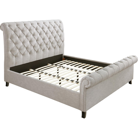  Crown Mark Kate 5103LG King Platform Bed - Light Grey Tweed IMAGE 3