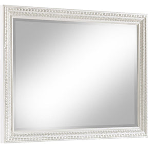  Crown Mark Alexandria B1650N-11 Dresser Mirror - Antique White IMAGE 1