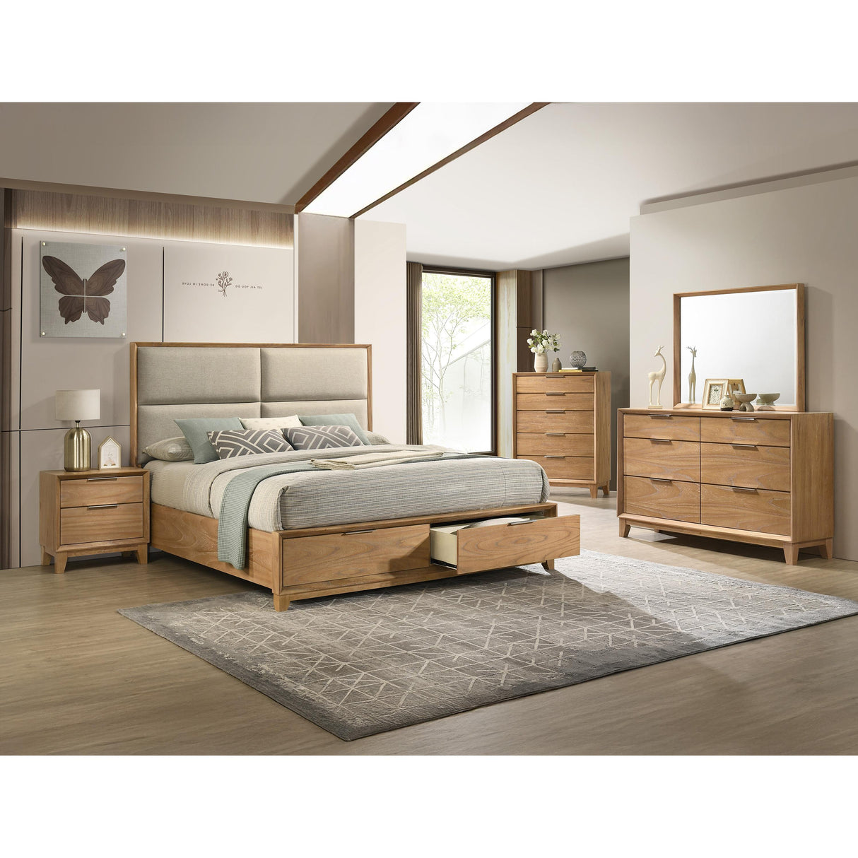  Crown Mark Florian B6572-K King Platform Bed with Storage IMAGE 4