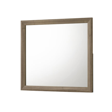  Crown Mark Valor B9332-11 Dresser Mirror - Light Brown IMAGE 1