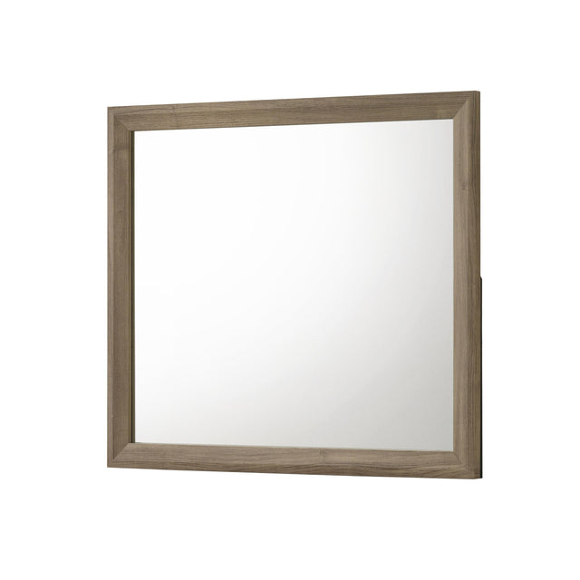  Crown Mark Valor B9332-11 Dresser Mirror - Light Brown IMAGE 1