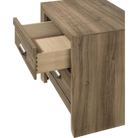 Crown Mark Valor B9332-2 Nightstand - Light Brown IMAGE 4