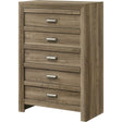  Crown Mark Valor B9332-4 Chest - Light Brown IMAGE 1