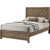  Crown Mark Valor B9332-F Full Bed - Light Brown IMAGE 1