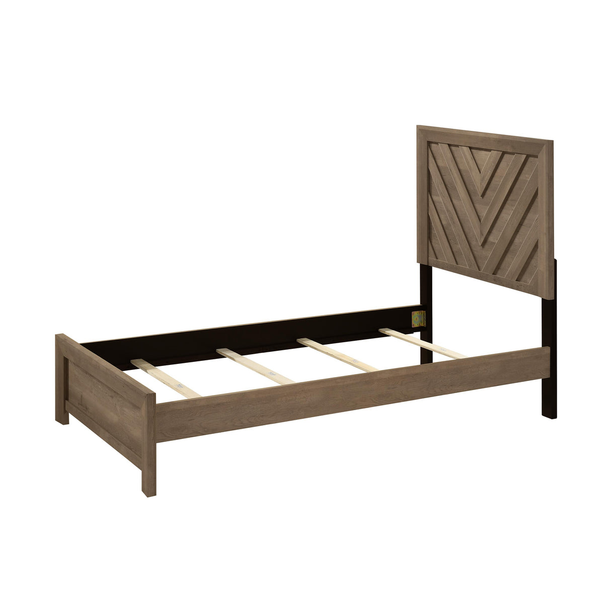  Crown Mark Valor B9332-T Twin Bed - Light Brown IMAGE 2