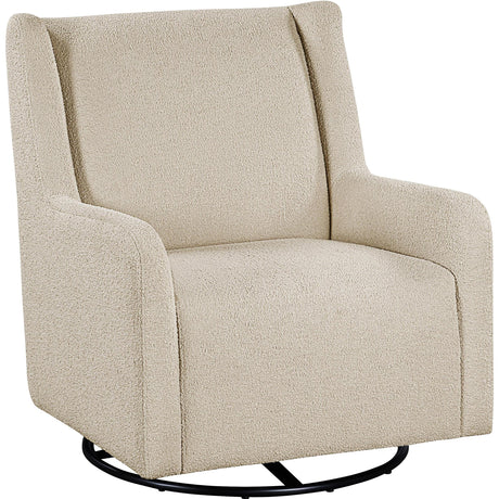  Coaster Furniture Serra 902453 Boucle Upholstered Swivel Glider - Sandy Beige IMAGE 1