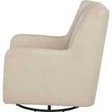  Coaster Furniture Serra 902453 Boucle Upholstered Swivel Glider - Sandy Beige IMAGE 5