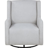  Coaster Furniture Serra 902454 Boucle Upholstered Swivel Glider - Dove Grey IMAGE 3