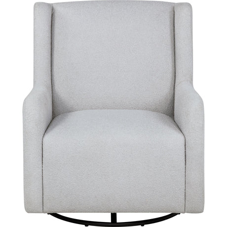  Coaster Furniture Serra 902454 Boucle Upholstered Swivel Glider - Dove Grey IMAGE 3