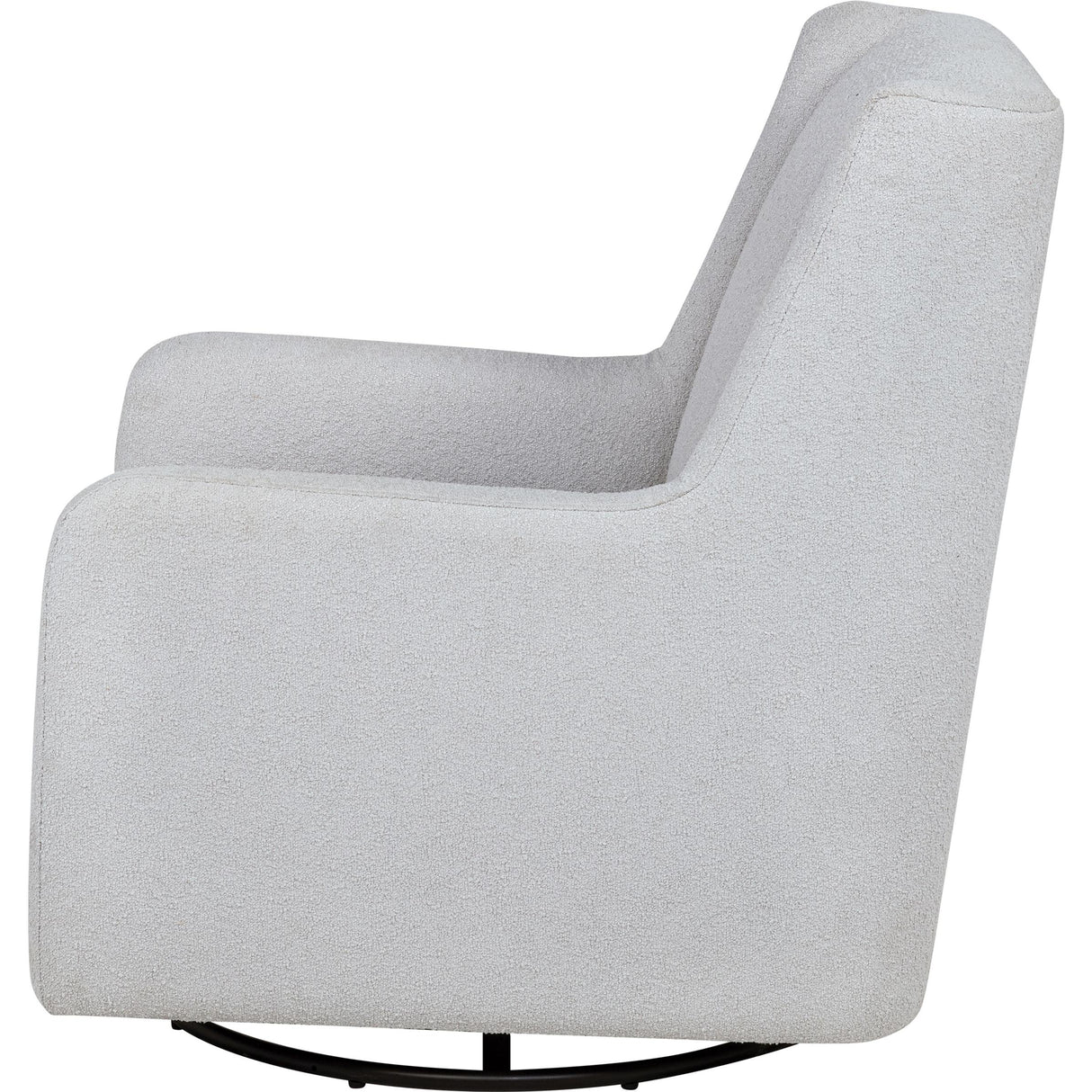  Coaster Furniture Serra 902454 Boucle Upholstered Swivel Glider - Dove Grey IMAGE 5