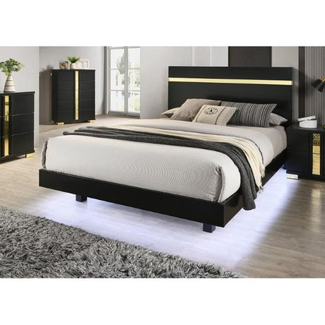  Furniture of America Lillestrom FM7217BK-Q-BED Queen Bed IMAGE 2