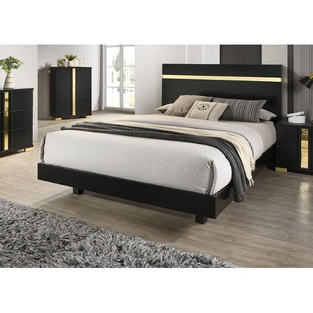 Furniture of America Lillestrom FM7217BK-F-BED Full Bed IMAGE 1
