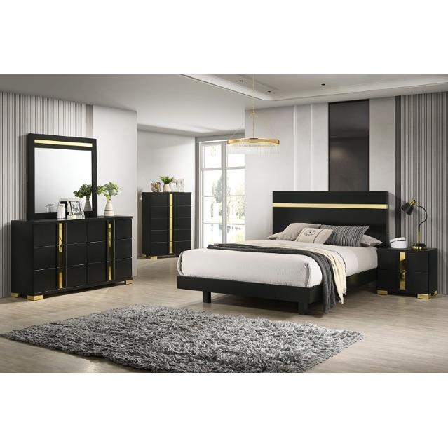  Furniture of America Lillestrom FM7217BK-F-BED Full Bed IMAGE 3