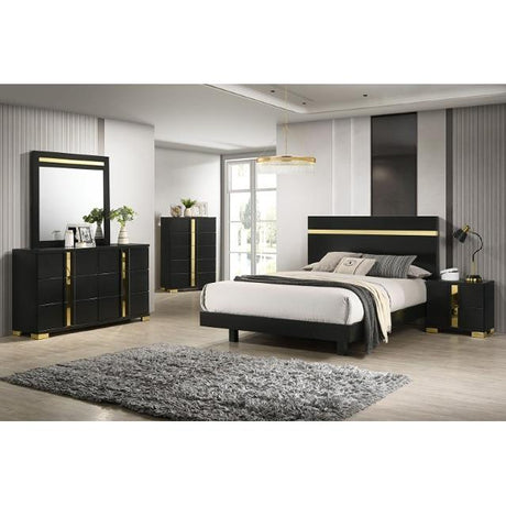  Furniture of America Lillestrom FM7217BK-F-BED Full Bed IMAGE 3