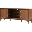  Furniture of America Hepburne FM54000WN-TV-70 70" TV Stand IMAGE 1