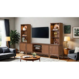  Furniture of America Hepburne FM54000WN-TV-SET Entertainment Center IMAGE 6
